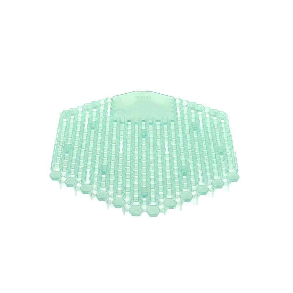 Pack of 10 PRO-SOURCE Urinal Screens: Green, Cucumber Melon Scented