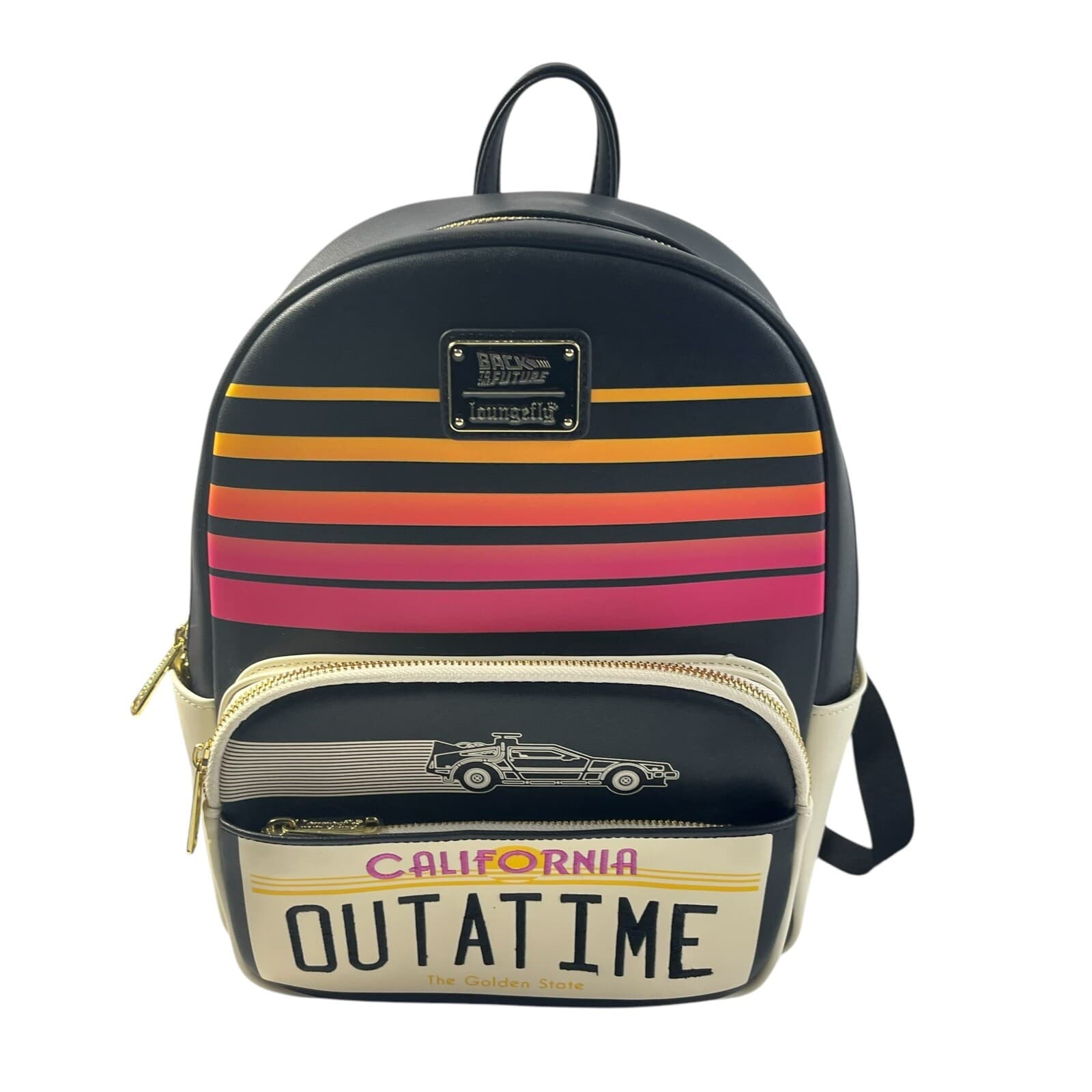 Back To The Future - Outatime Loungefly Mini Backpack/Bag 35TH Anniversary