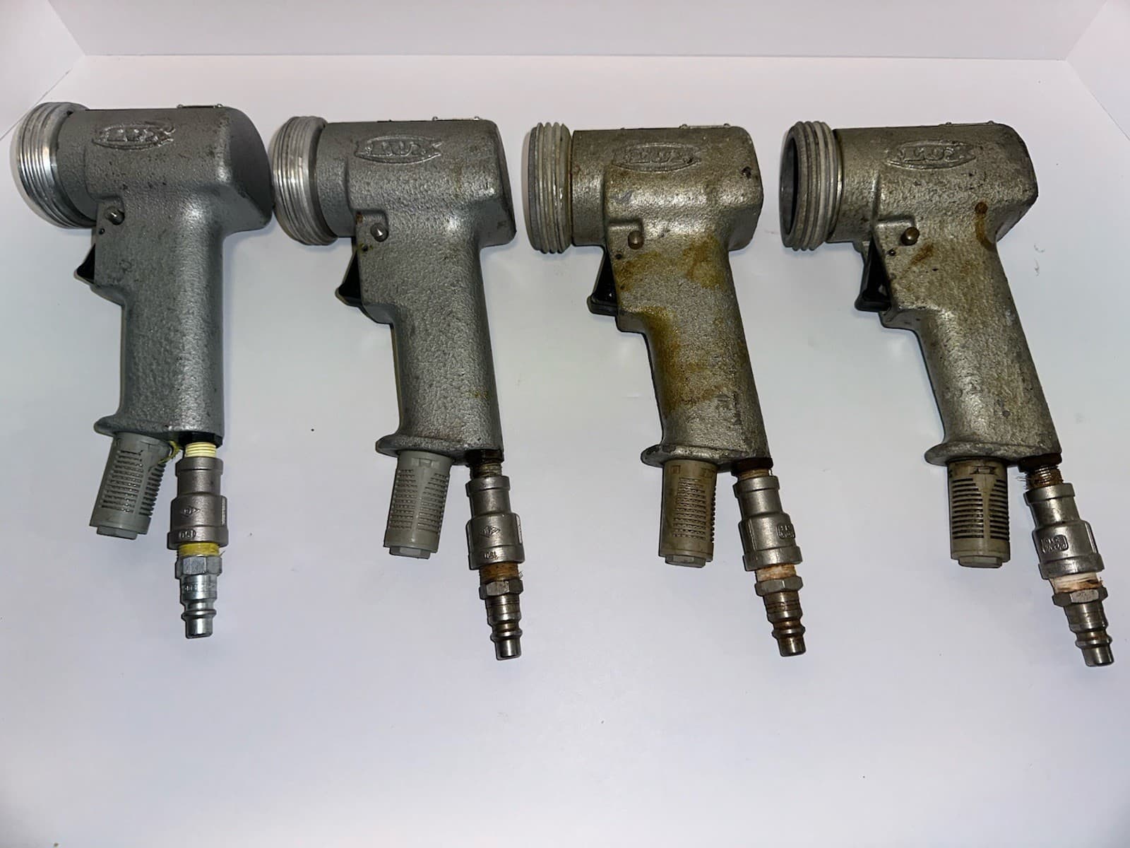 Lot of 4 Used Flux F416 Explosion-Proof Air Motor/Drum Pump Motor (all working)