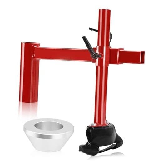 Upgrade Manual Tire Changer Duck Head Adapter Kit with Silver Cone,with Duck