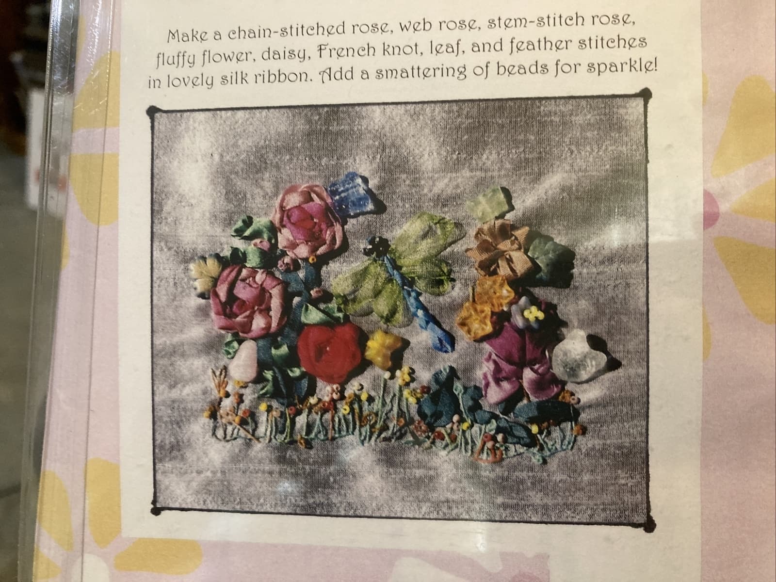 Mid-Summer Garden Dance Silk Ribbon Embroidery Kit~Sherrill Lewis/The Bead Ranch