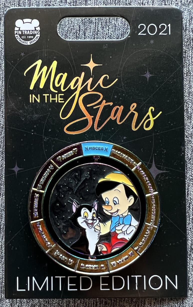 DISNEY PINOCCHIO & FIGARO ✨MAGIC IN THE STARS⭐️ 3rd POTH LE PIN FREE SHIPPING!