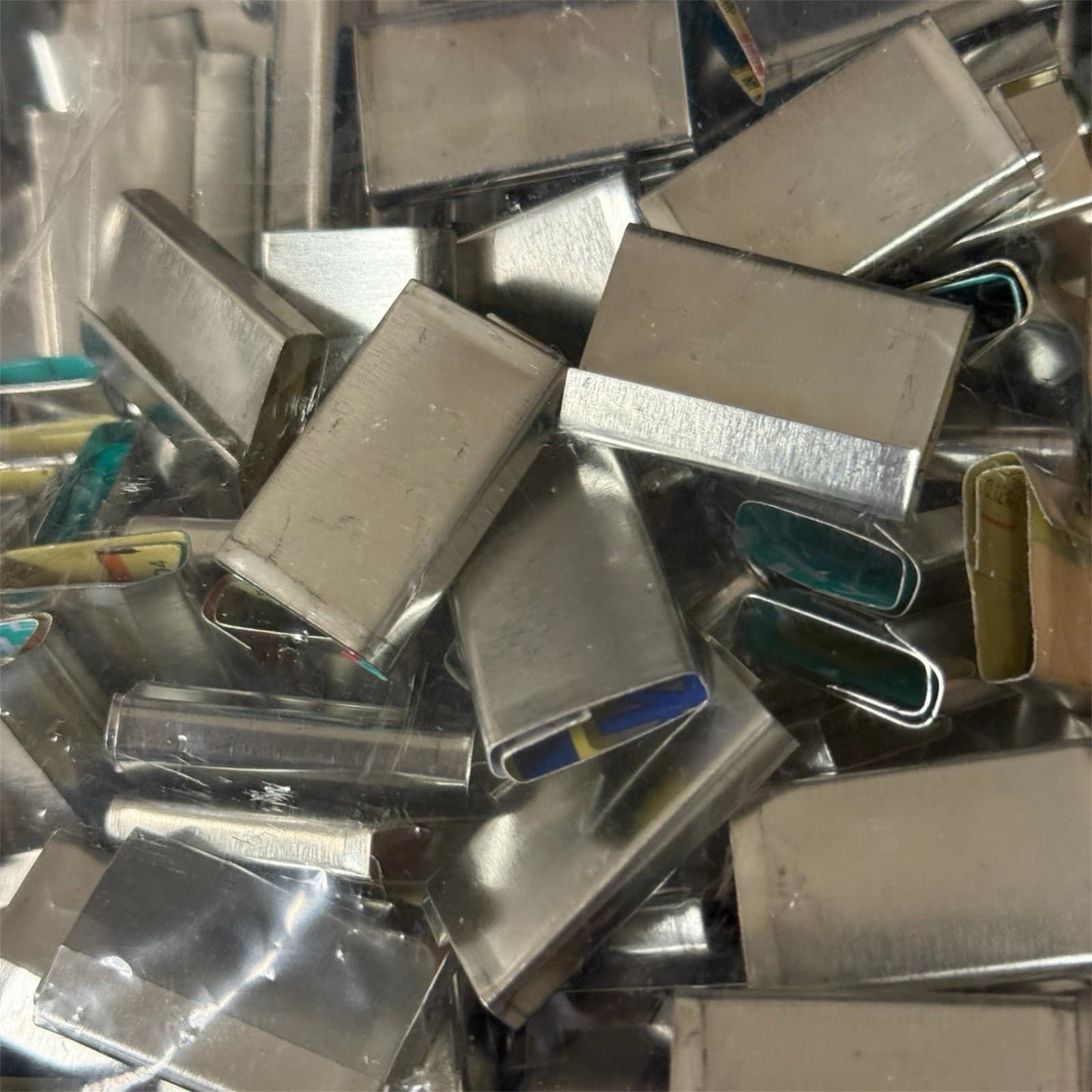 500pc Open Metal Seals For wide 5/8" Poly Strapping