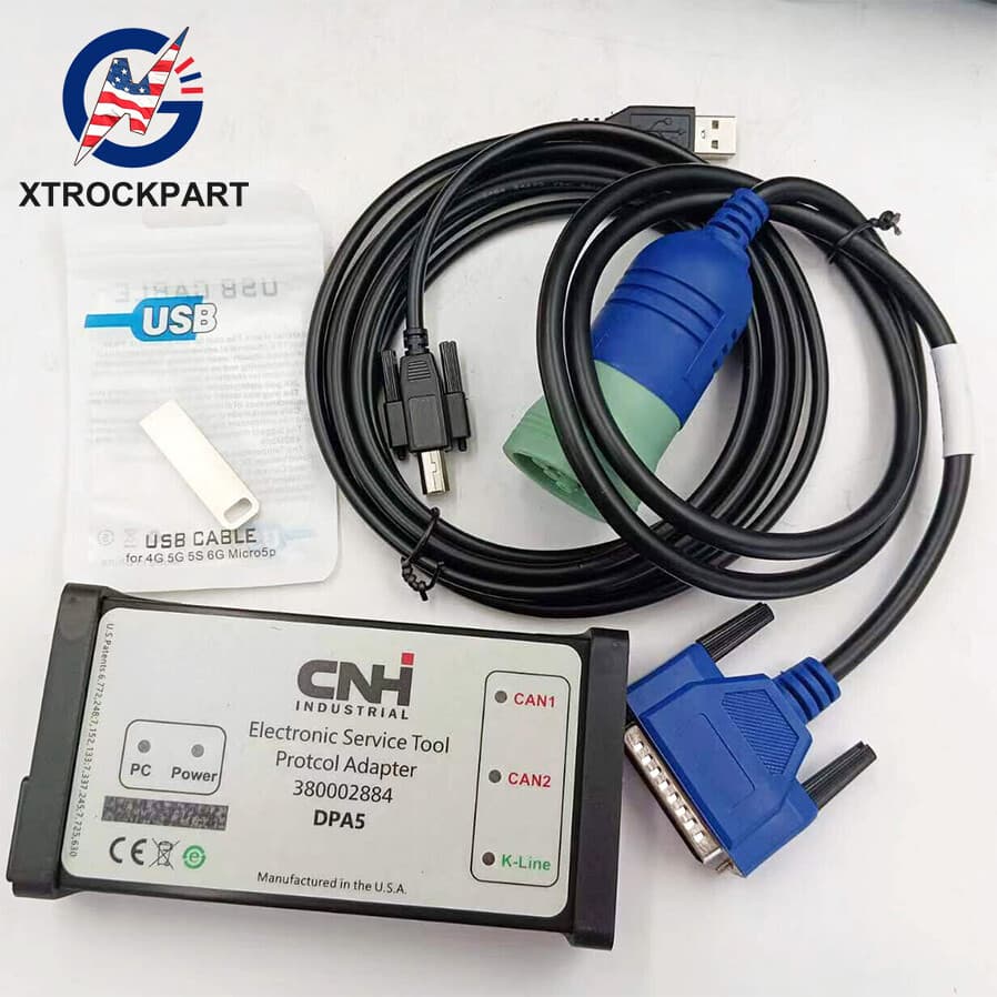 CNH DPA5 Diagnostic Kit CNH EST New Holland Electronic Service Tool V8.6 soft US