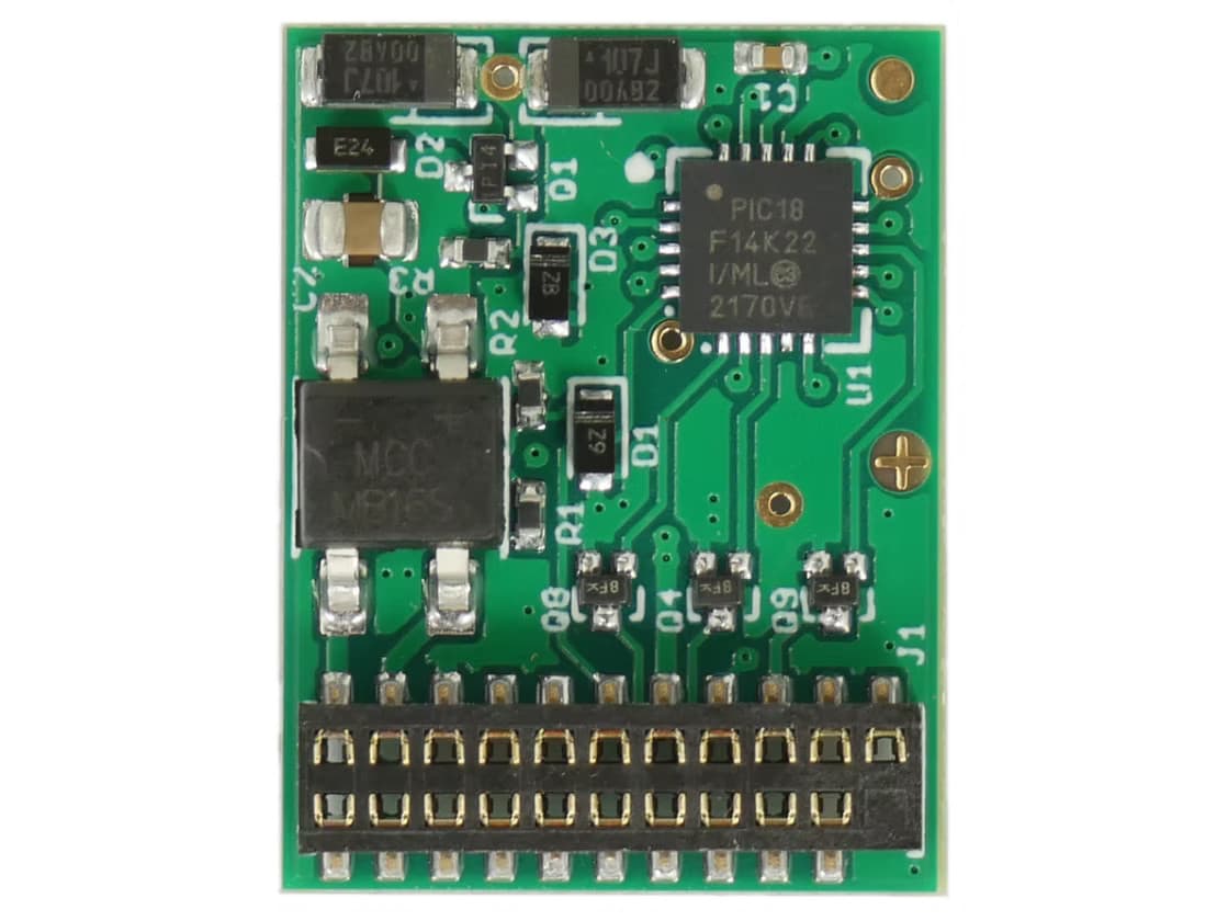 Train Control Systems TCS HO #1674 EU821 - MTC 21-Pin DCC Decoder - New