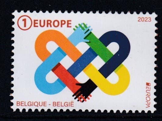 BELGIUM Peace MNH stamp