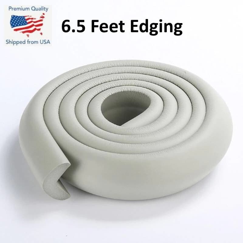 Gray - Corner Protector Foam Bumper Baby Safety Guard Strip Table Edge Desk 2M