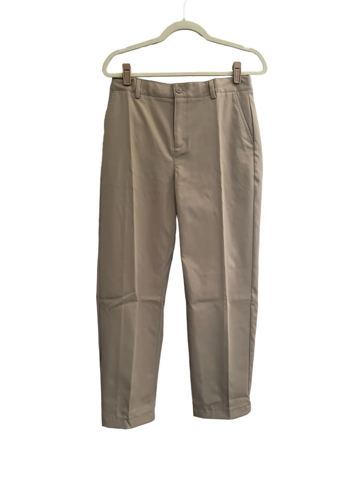 Lands End Boys 18 (14-15 Yrs) / (31Wx31 1/2L) Active Chino Pants Khaki #5539