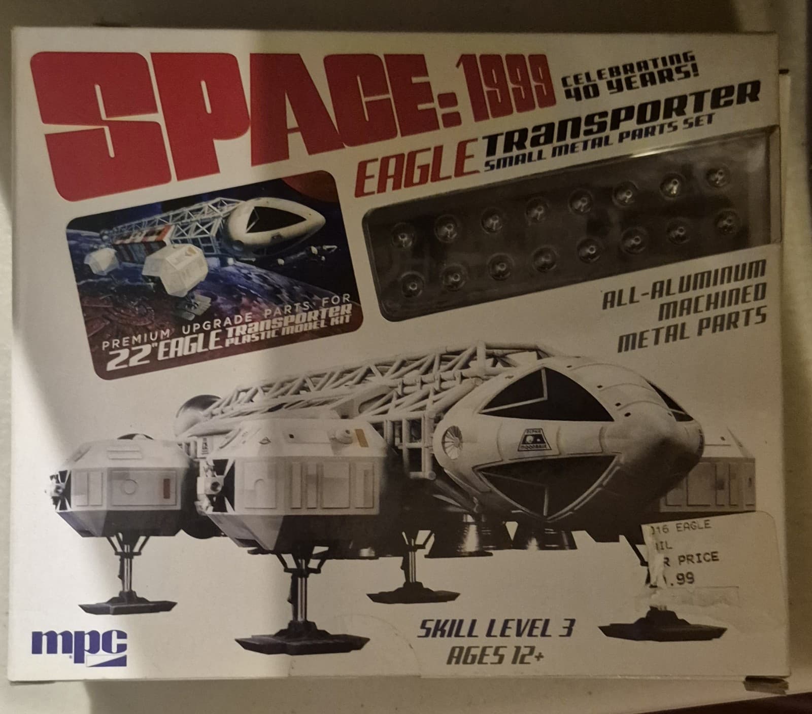 Plastic Model 1/48 Eagle Transporter Small Metal Parts Set "Space 1999 New