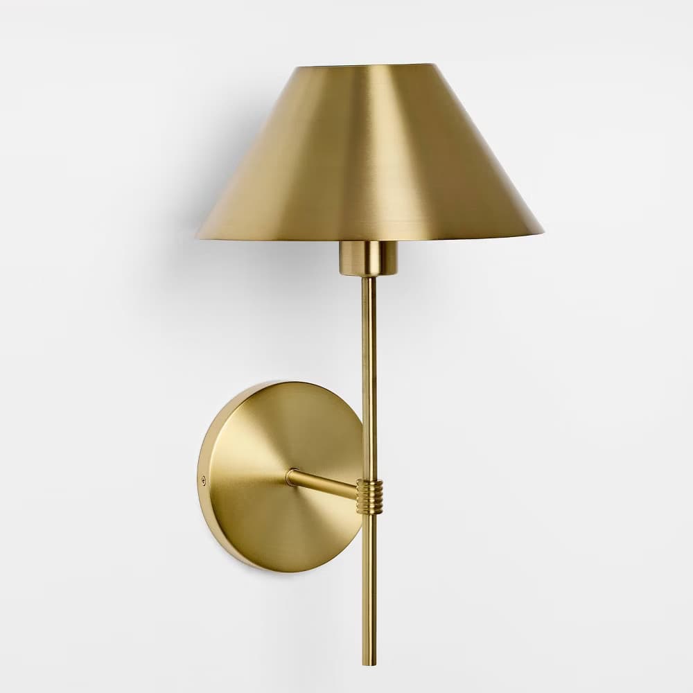Metal Wall Sconce Brass - Threshold designed with Studio McGee
