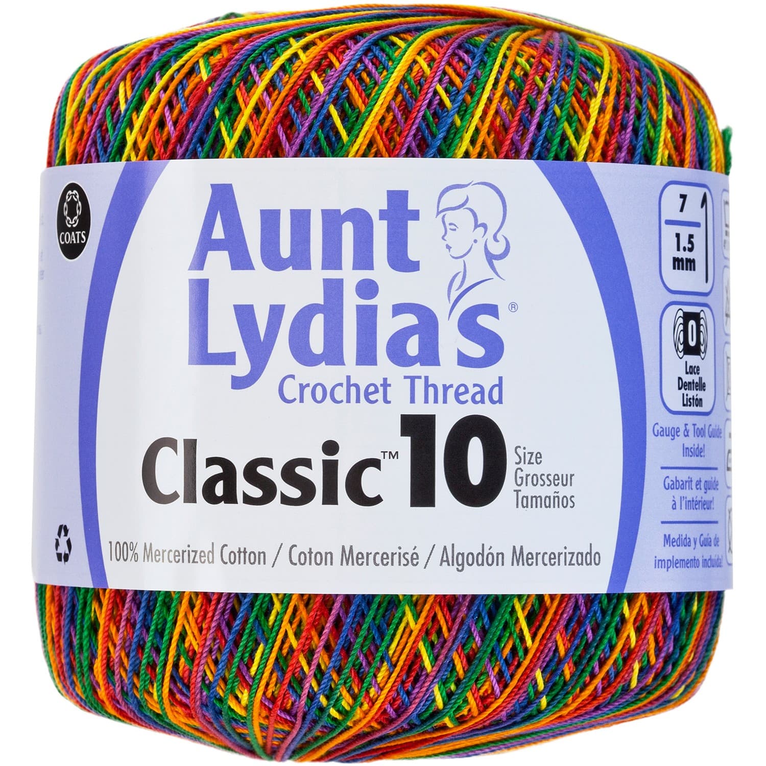 Coats Crochet Aunt Lydia's Classic Crochet Thread Size 10-Mexicana