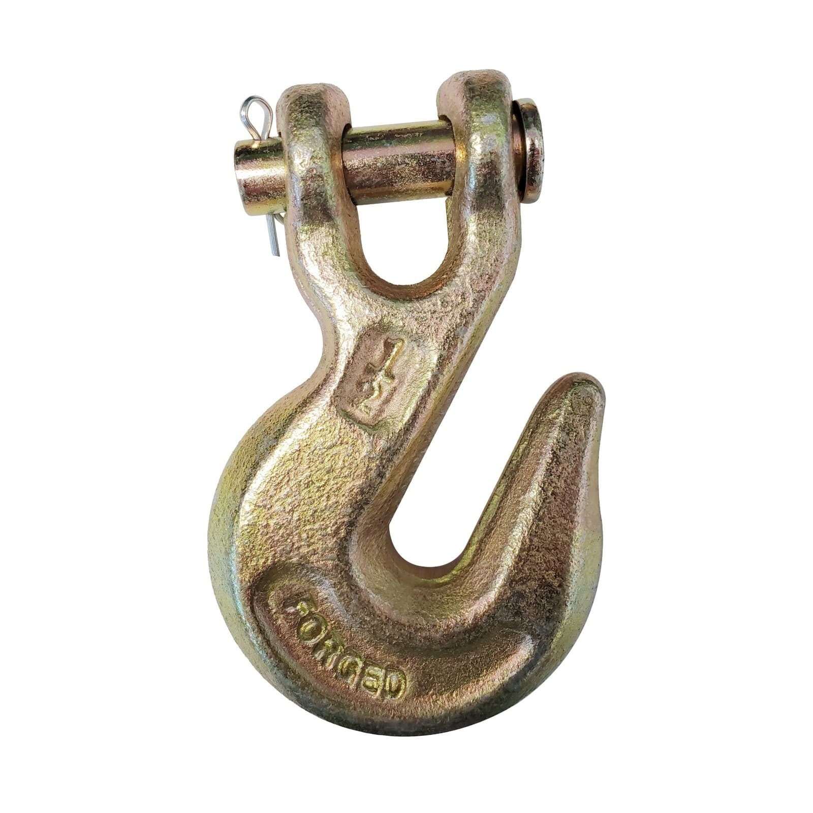 Heavy Duty G70 5/16" 3/8" 1/2" Tow Chain Clevis Grab Hook for Flatbed Trailer