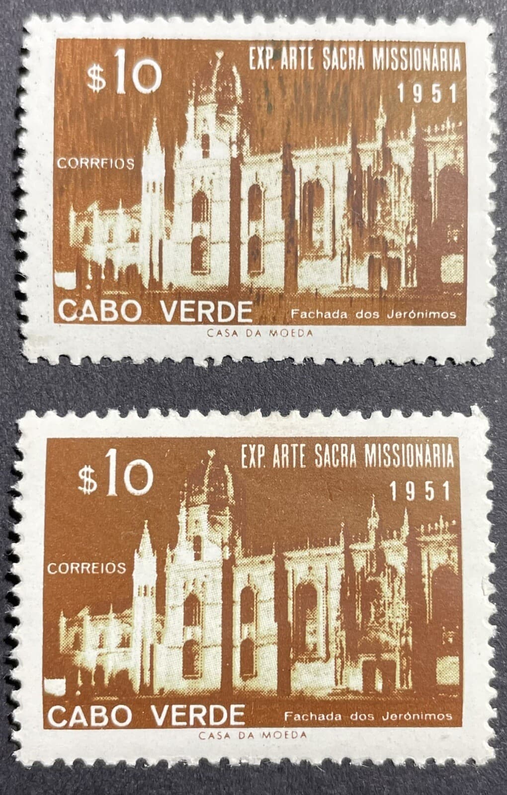 Cape Verde #293 1953 Exhib. Sacred Missionary Art Lisbon MNH/MLH Stamps (Strbx3)