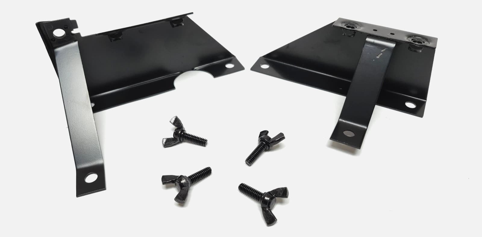 Willys MB, CJ2A-3A GPW (A1279-A1278) Air cleaner bracket, Left & Right + Screws