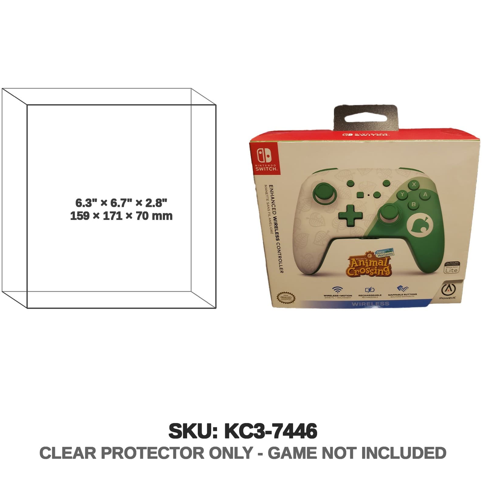 Protector For Nintendo Switch Animal Crossing: New Horizons Controller
