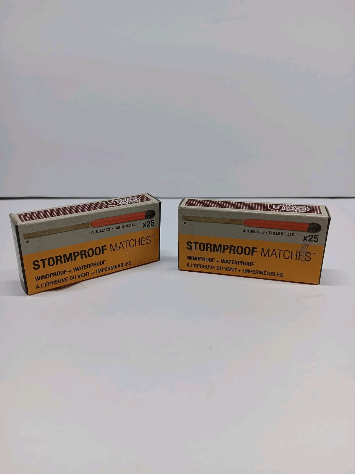 2- Boxes Weather Proof Matches