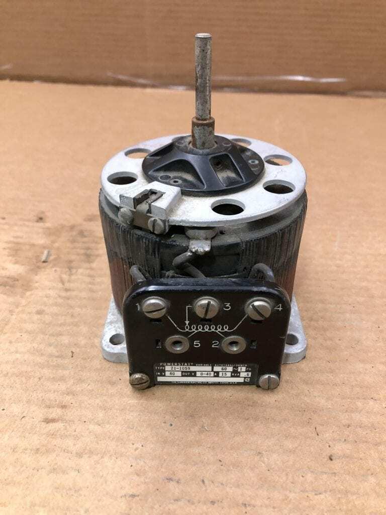 Powerstat 21-1059 Variable Autotransformer 0-40A 40V 15KVA 1PH