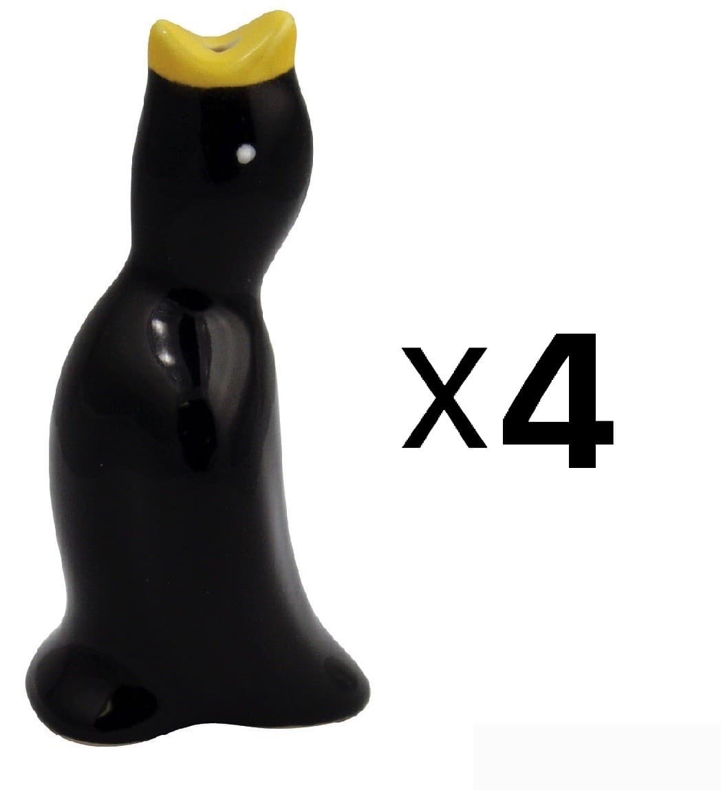 Norpro Oven Safe Ceramic Pie Bird Steam Vent Tool Stop Bubbling Over (4-Pack)