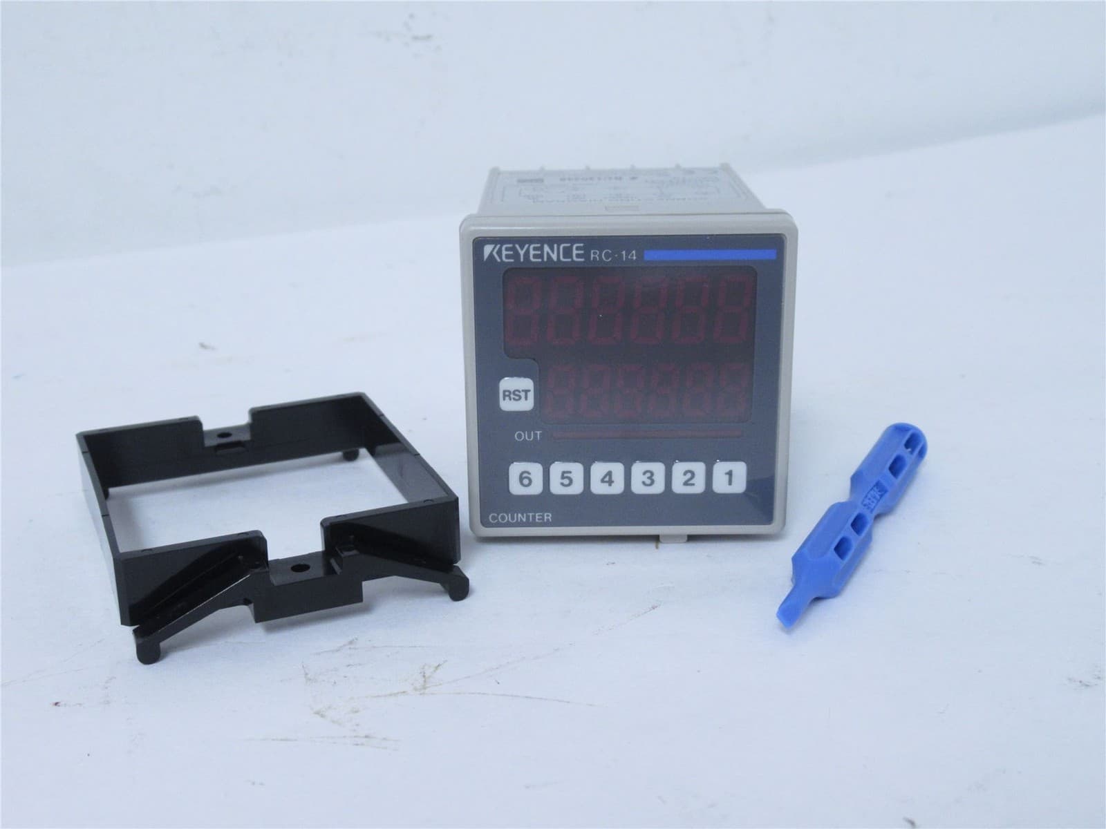 237965 New-No Box; KEYENCE RC-14 Electric Preset Counter; 12-24VDC; 100mA