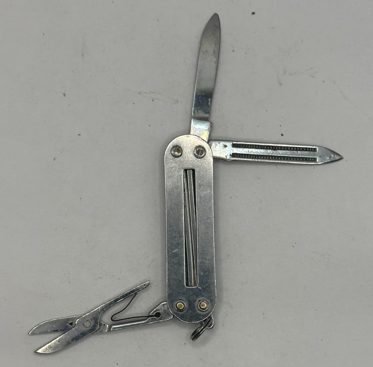 Vintage Multi-Tool Folding Pocket Knife
