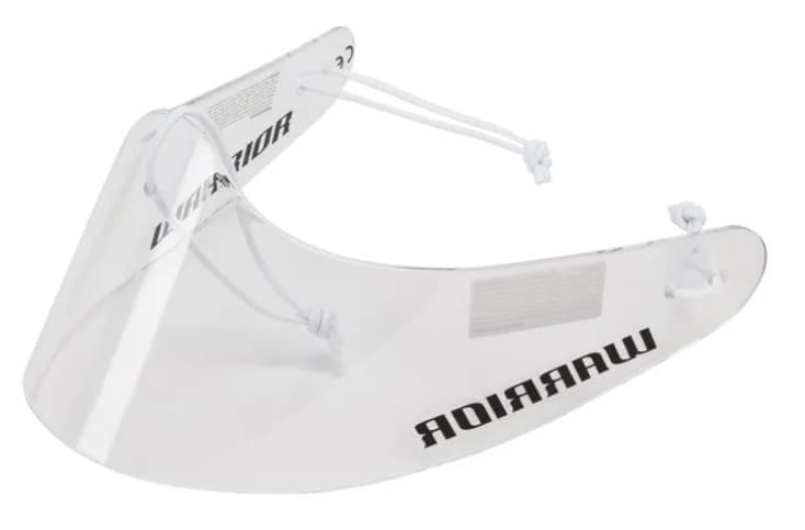 Warrior R/F2 Senior Goalie Mask Dangler- Clear