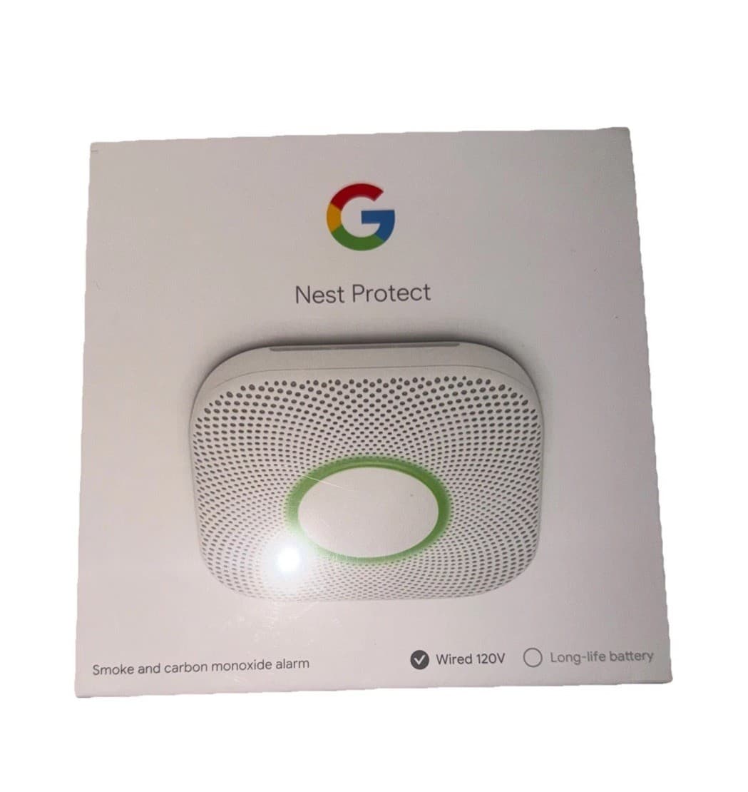 Google Nest Protect Carbon Monoxide Smoke Detector Wired Expires 2033