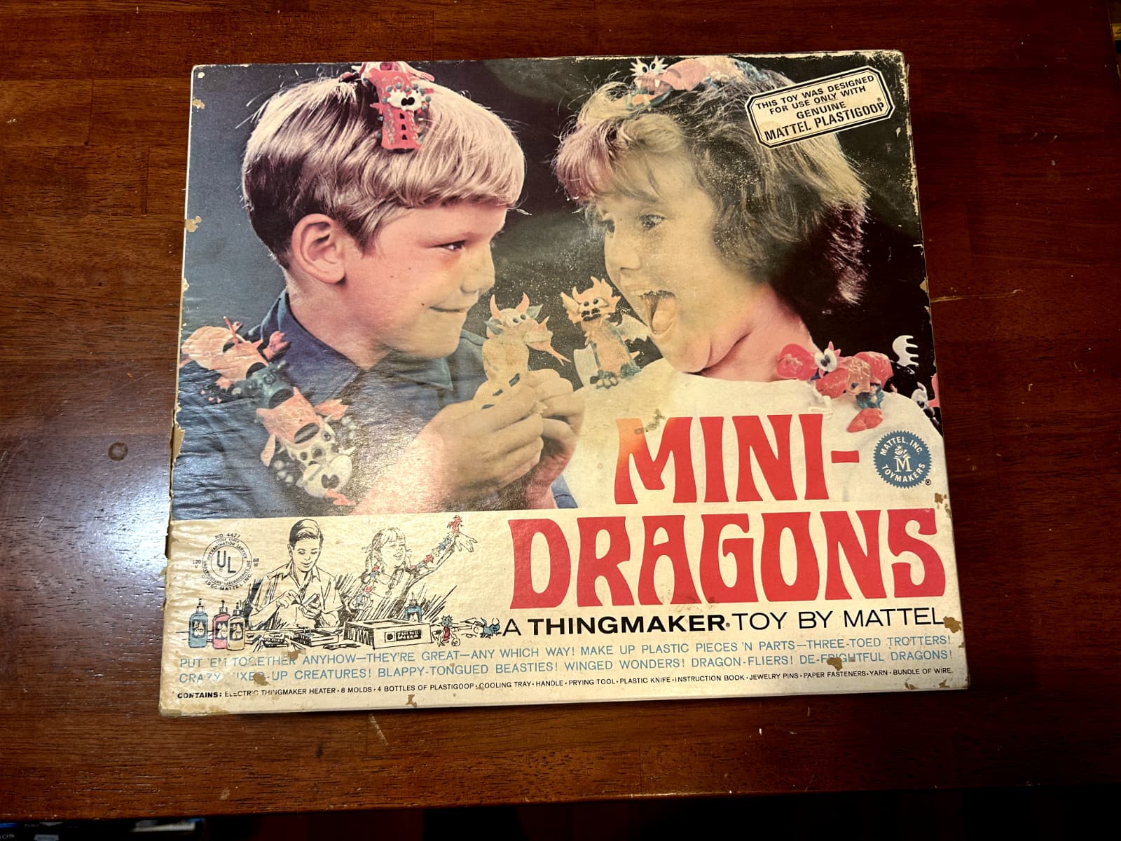 Vintage Mattel THINGMAKER MINI DRAGONS - COMPLETE W/GOOP & WORKING!