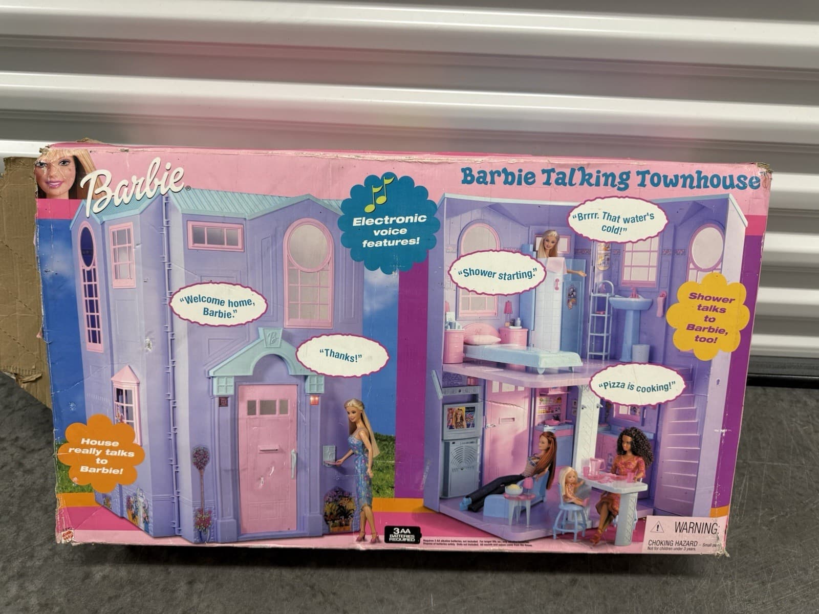 Barbie Talking Townhouse Mattel 2002 In Box