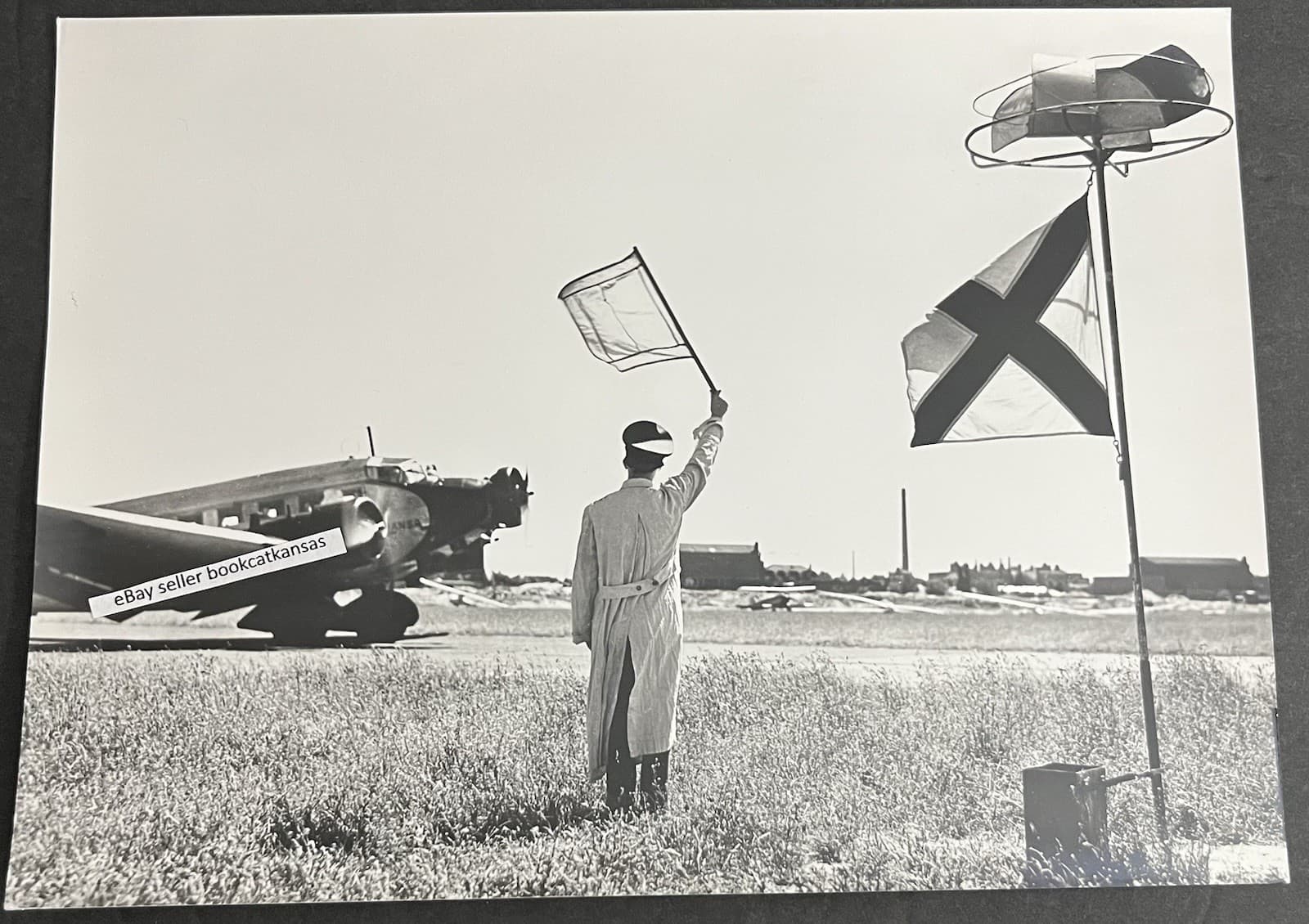 LUFTHANSA JUNKERS Aunt Ju 52 1932-45 7x9.5” Vintage Aviation Archive Photo
