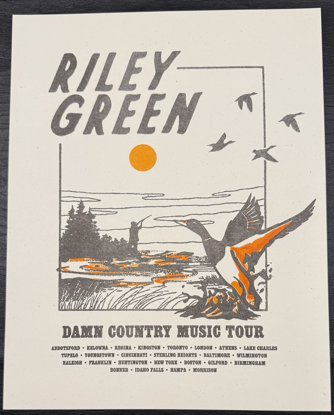 Riley Green VIP Experience Event Poster Aug 25, 2025 Red Rocks Amphitheatre , CO
