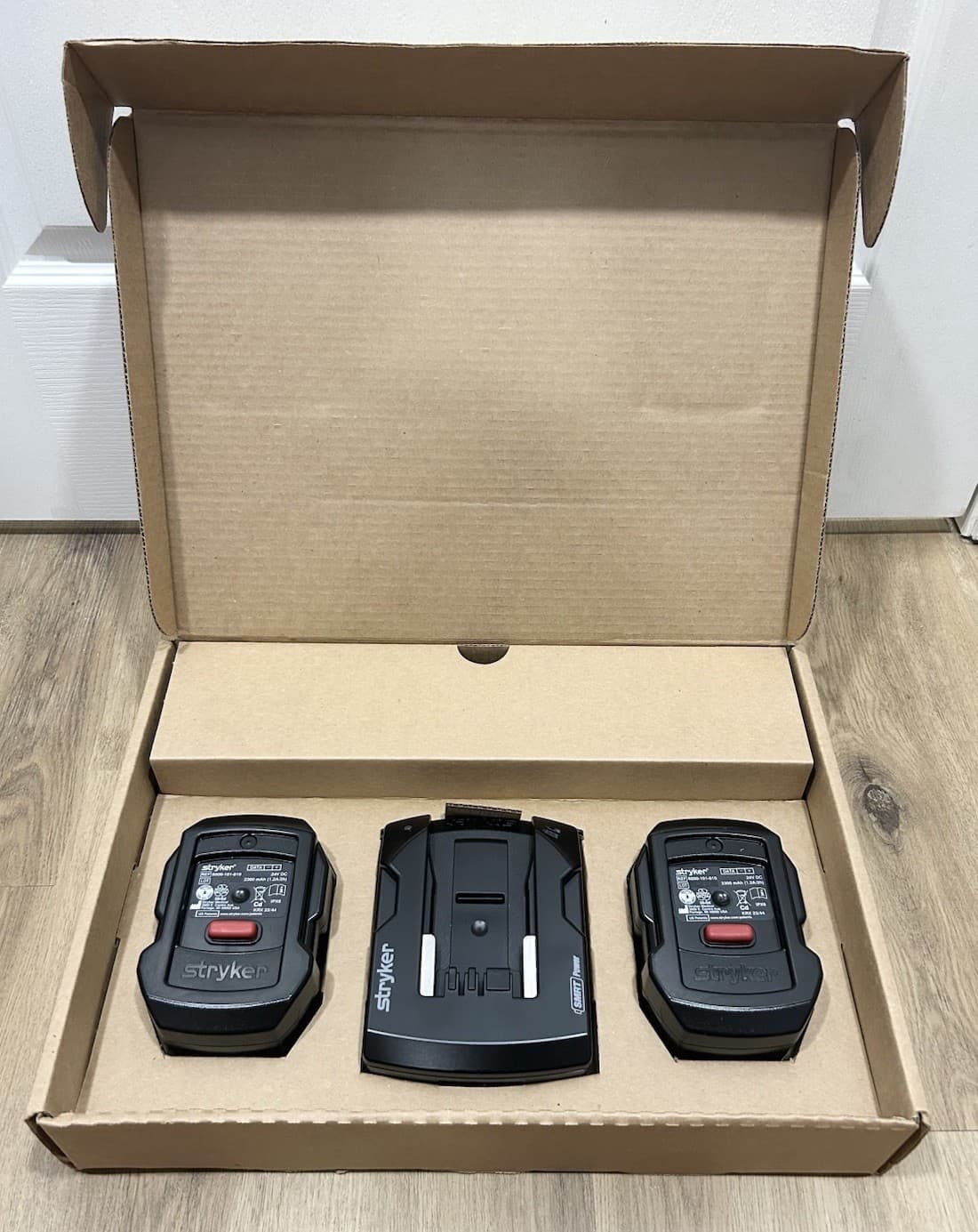 New Stryker SMRT Battery Power Kit for Power Pro Cots / 2 Batteries and Charger