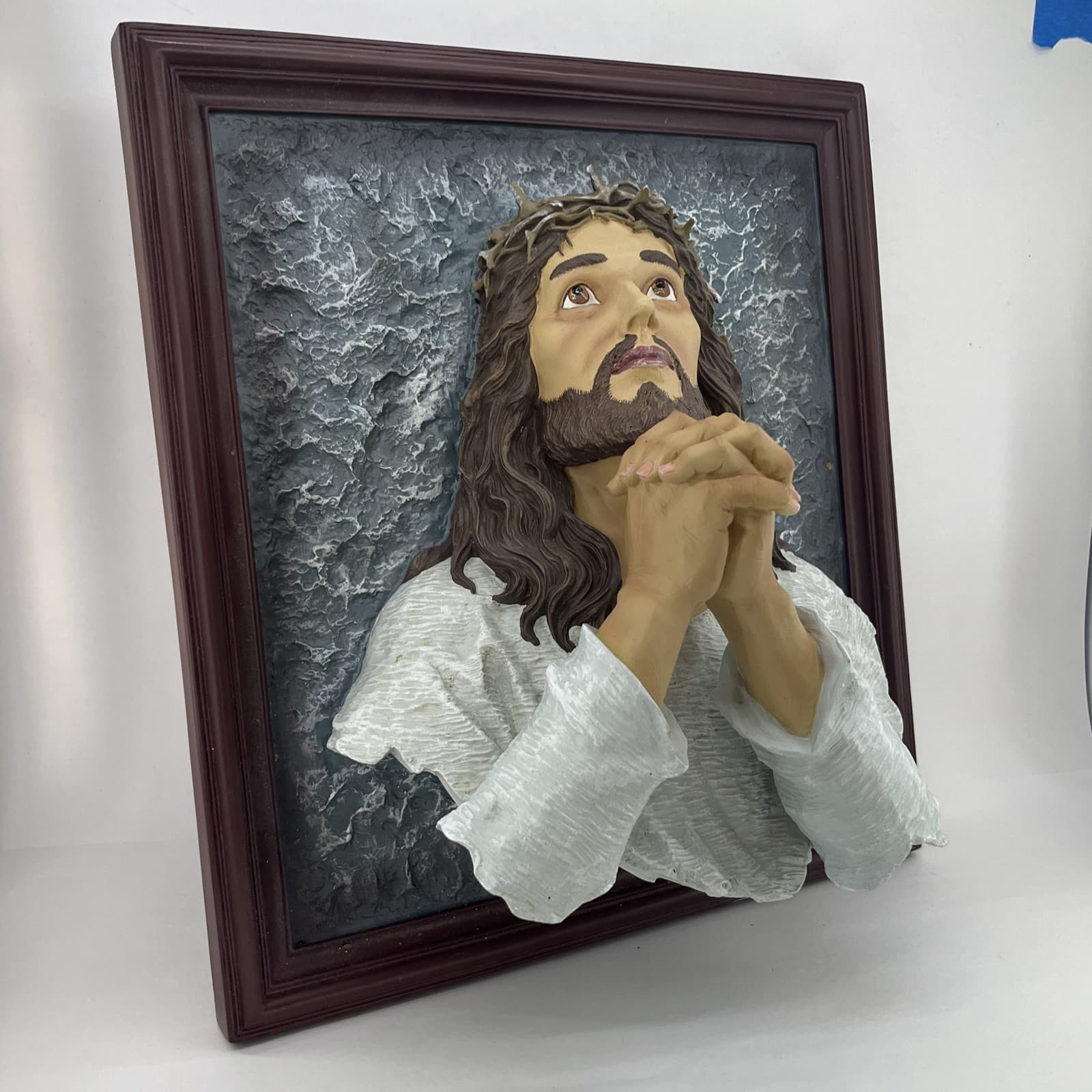 2008 Bradford Exchange The Light Of Christ 3D Wall Art Jesus Sculpture Limited E
