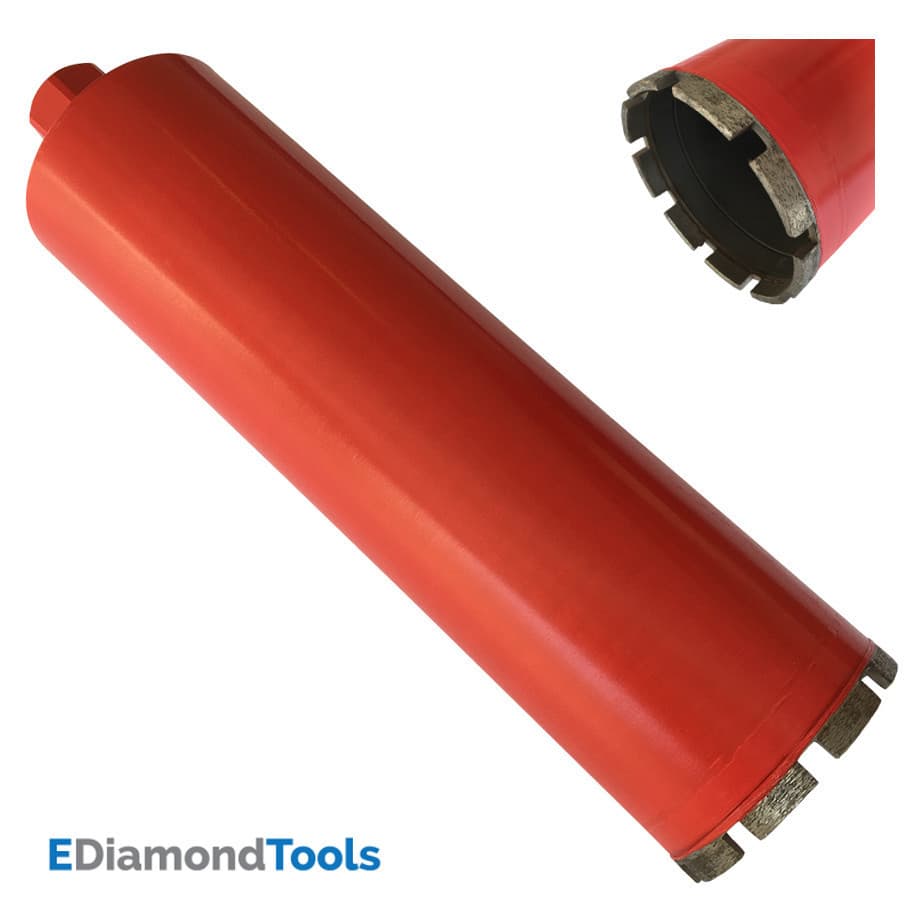 4" Wet Diamond Core Drill Bit for Concrete Granite Coring 1-1/4"-7 Arbor