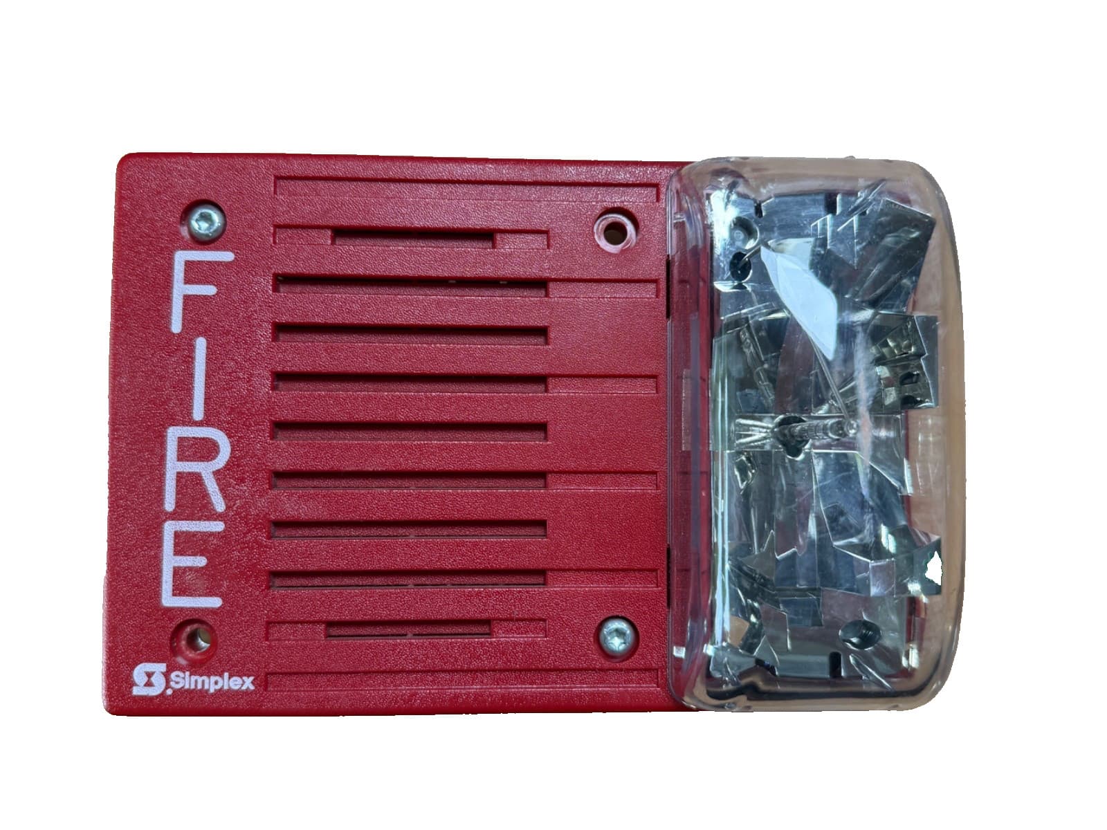 Simplex 4903-9236 Fire Alarm Horn Strobe Wall Red