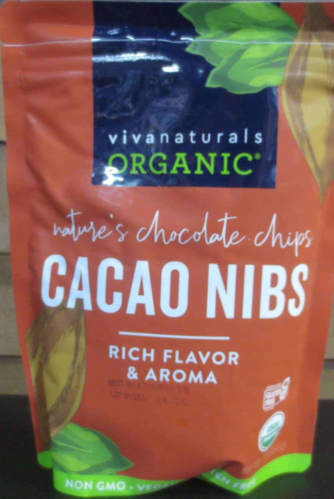 Viva Naturals Organic Cacao Nibs, 1 lb