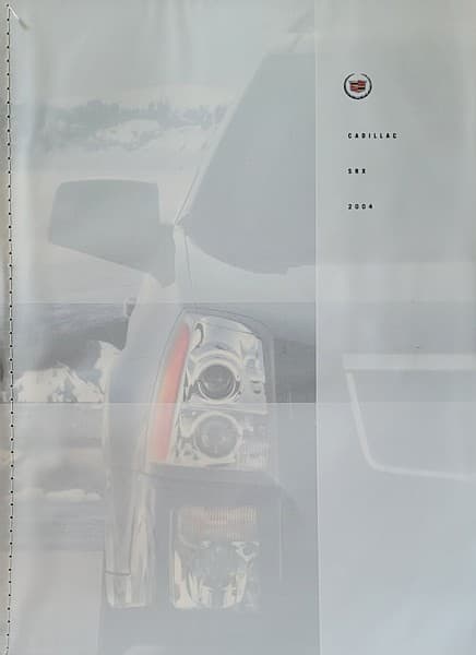 2004 CADILLAC SRX sales brochure catalog US 04