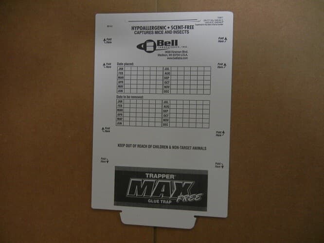 Trapper Max Free Glue Traps (72) Total Bell Labs