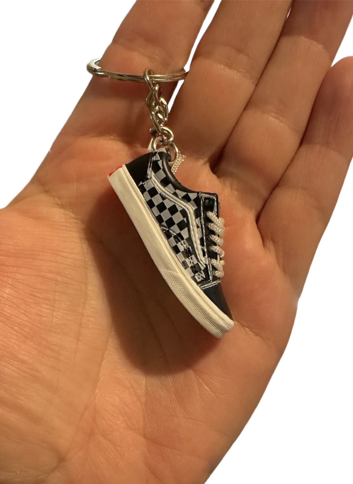 Mini Classic Skateboarding Shoe Keychain | Sk8 Low | Classic Low | Checkboard