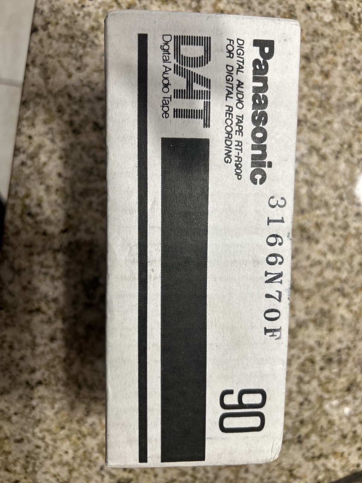 10 DAT Panasonic 90 Digital Audio Tape RT-R90P made in Japan (sealed Box)