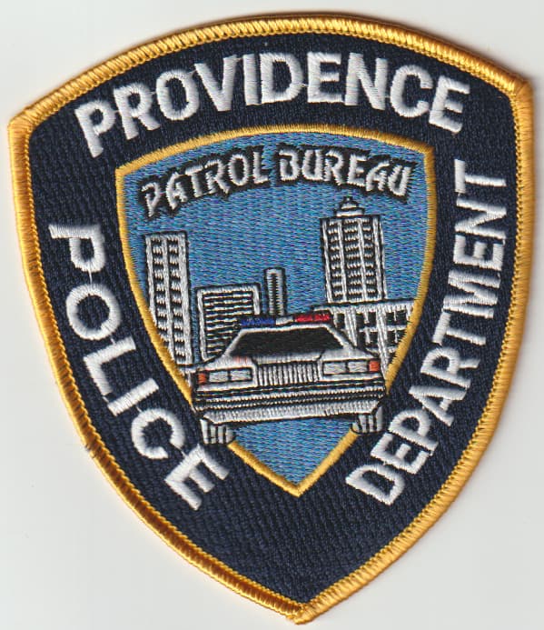 Providence RI PD Patrol Bureau non shield shape patch shipped from Australia
