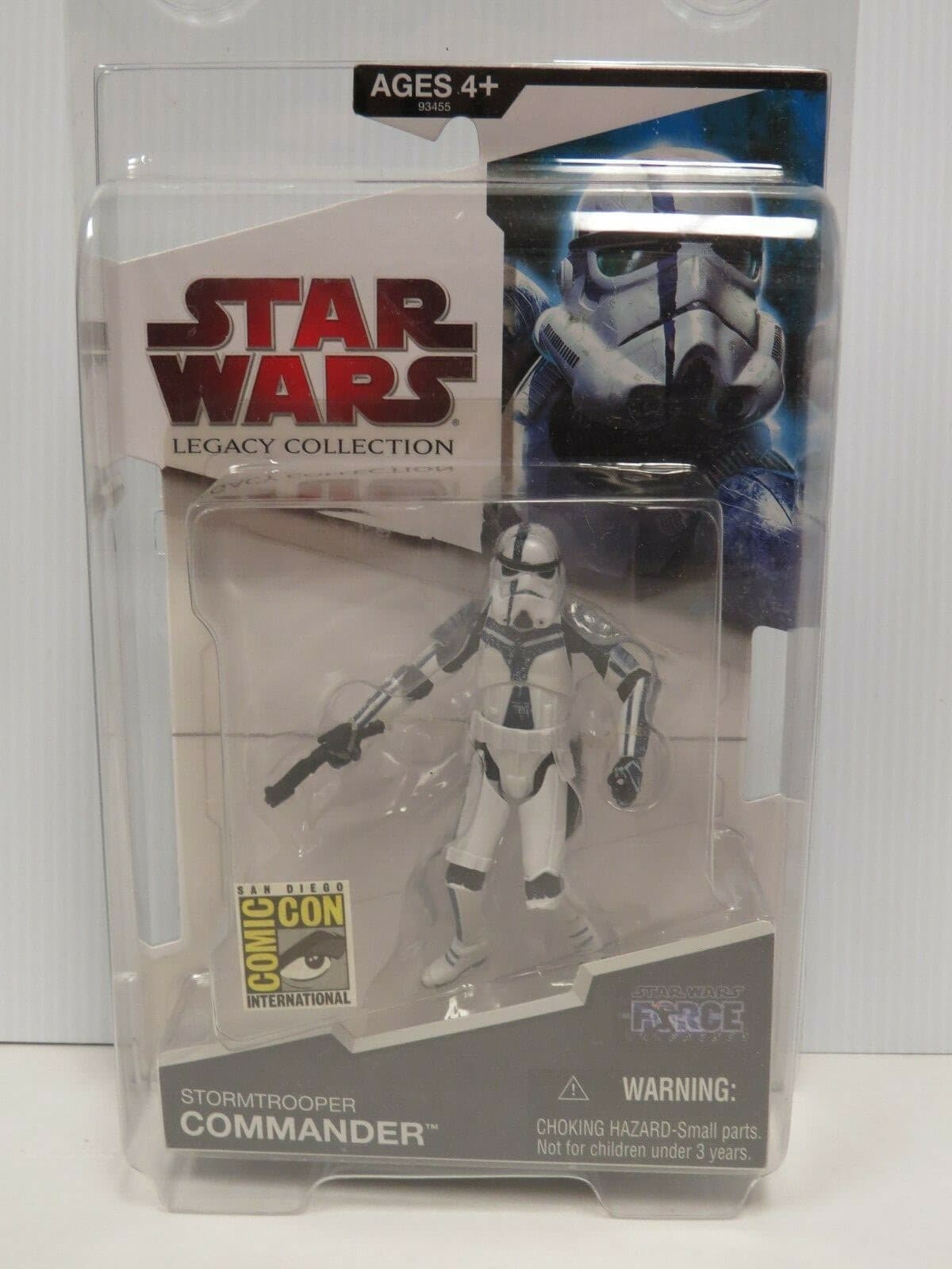 STAR WARS STORMTROOPER COMMANDER SDCC EXCLUSIVE ACTION FIGURE SEALED CLAMSHELL