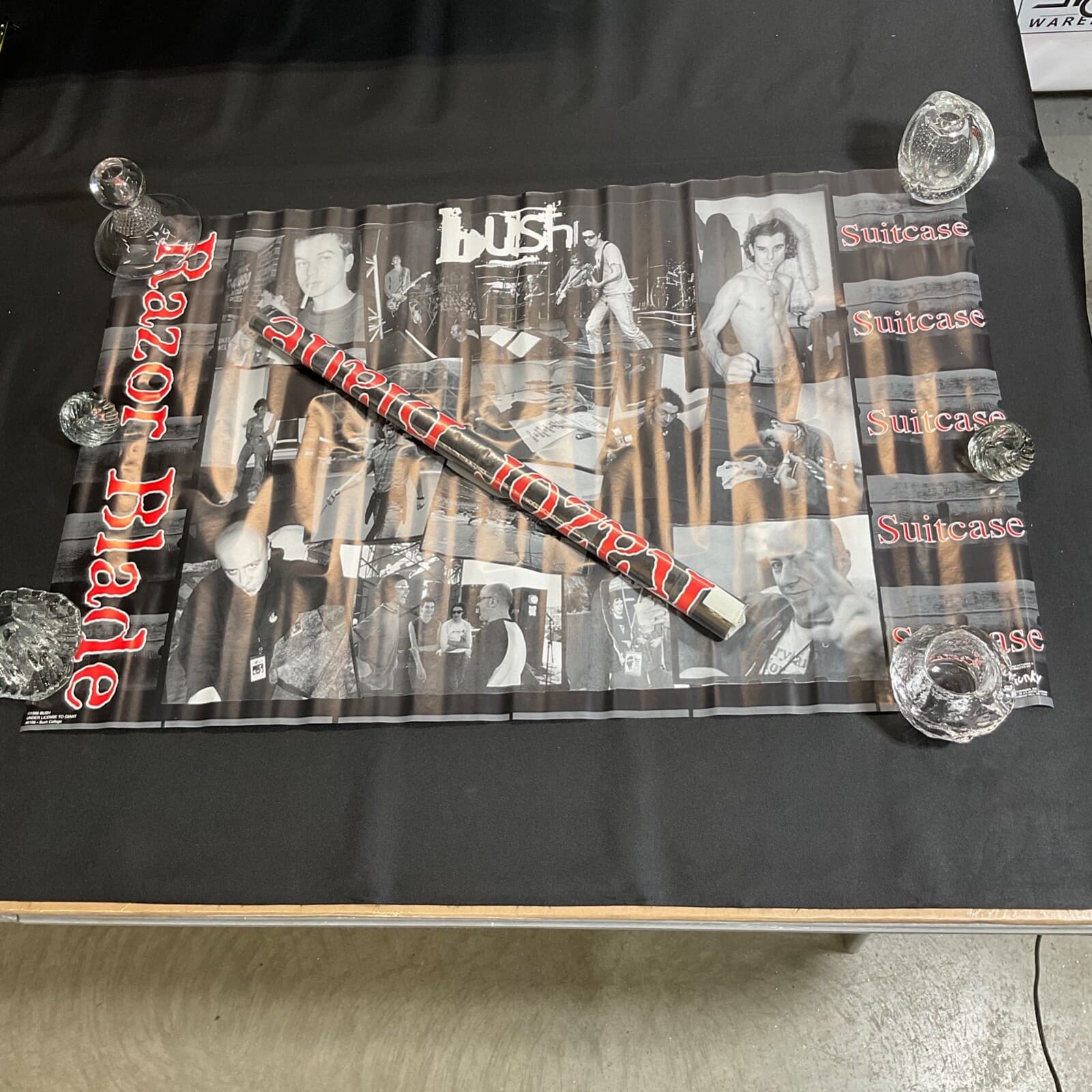 Bush Razor Blade Suitcase 1996 Original Poster 22x34" NOS SEALED P46