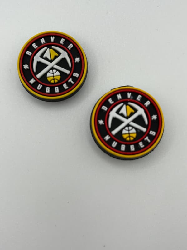 NBA Denver Nuggets Basketball Team For Crocs Shoe Charms - 2 Pieces