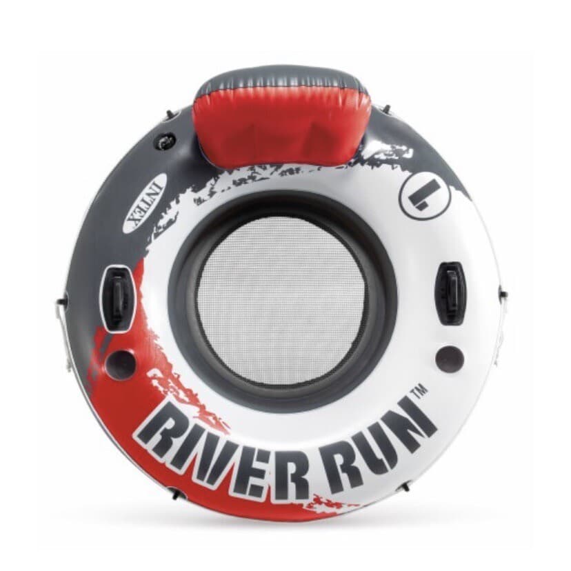 Intex River Run 1 Person Inflatable Pool/River Tube Floating Lounge - Blue, 53"