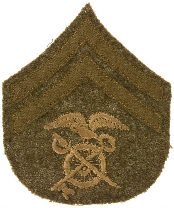 WWI Quartermaster Corporal Chevron