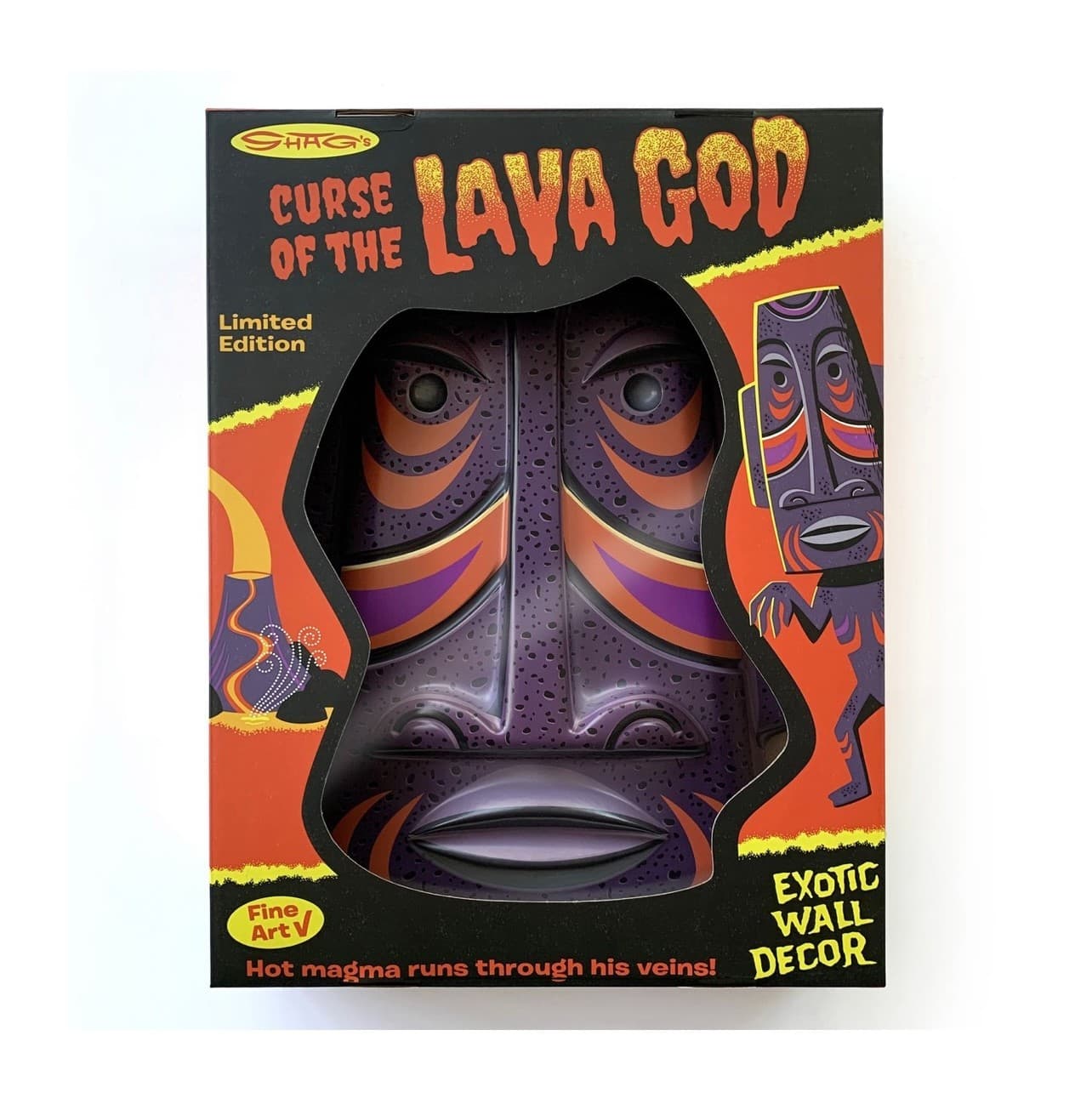 2021 Shag Curse of the Lava God Decorative Mask /200 Josh Agle