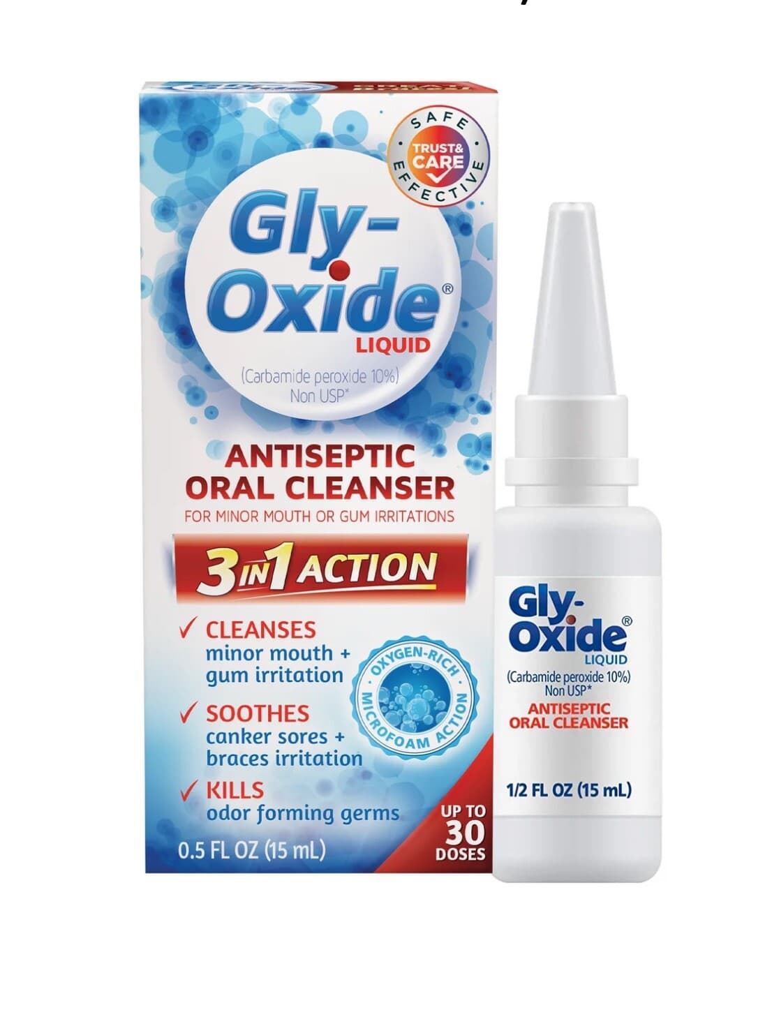 Gly-Oxide Antiseptic Oral Cleanser Liquid 0.5 oz By Gly-Oxide Exp 11/24