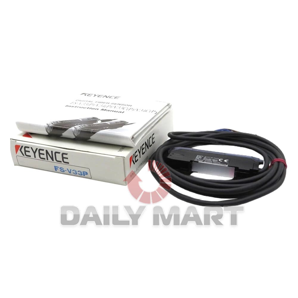 New In Box KEYENCE FS-V33P FSV33P Fiber Optic Amplifier