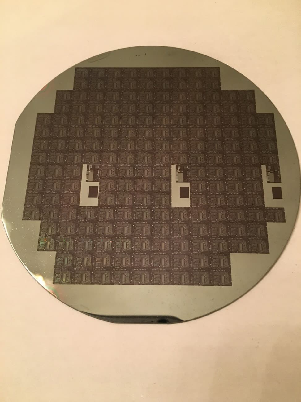 4" Unknown Silicon Wafer 1980s Extremely Rare Vintage CPU Chip