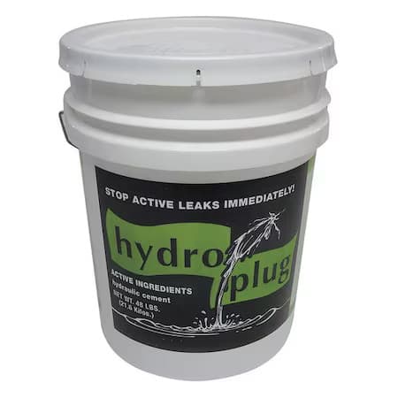 Je Tomes C121 Hydraulic Cement, Pail, Gray, Hydroplug